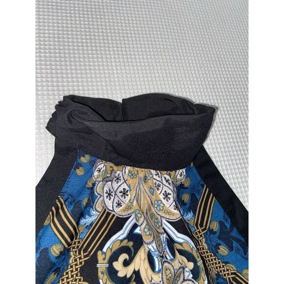 New York And Company Sleeveless Halter Top Blouse Women's Small 3D Florence - Picture 7 of 9